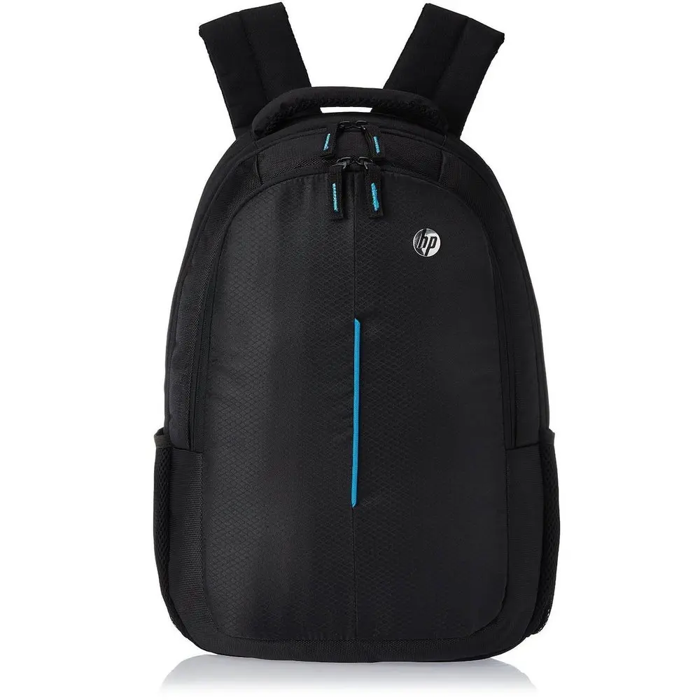 Black Nylon HP Laptop Bags Genuine Backpack 15.6 Inch, Capacity: Large Store Capacity