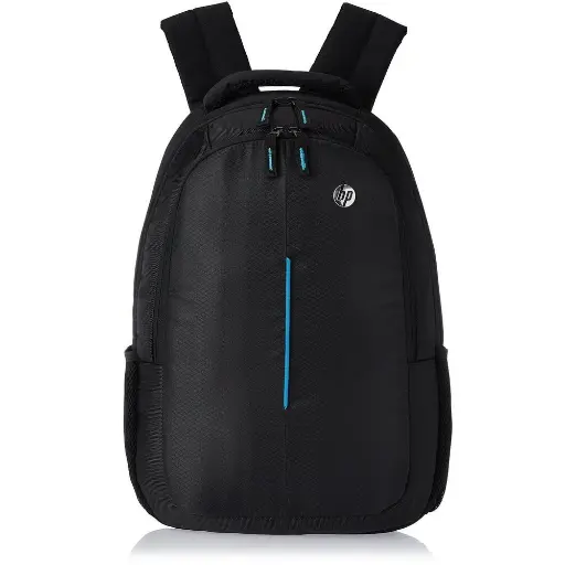 Black Nylon HP Laptop Bags Genuine Backpack 15.6 Inch, Capacity: Large Store Capacity
