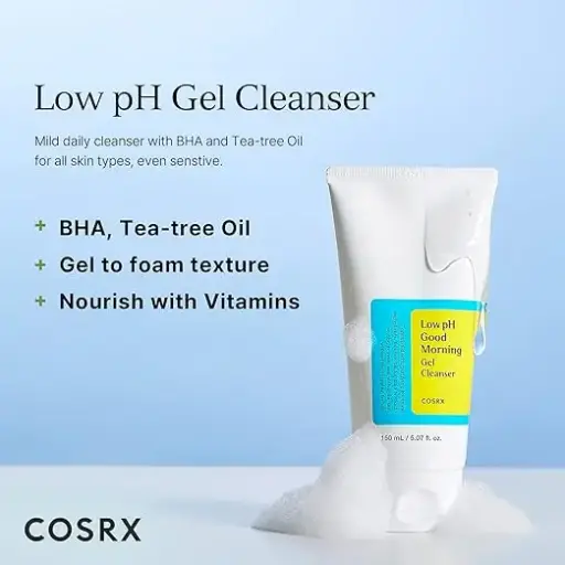Cosrx Low pH Good Morning Gel Cleanser (150 ML).